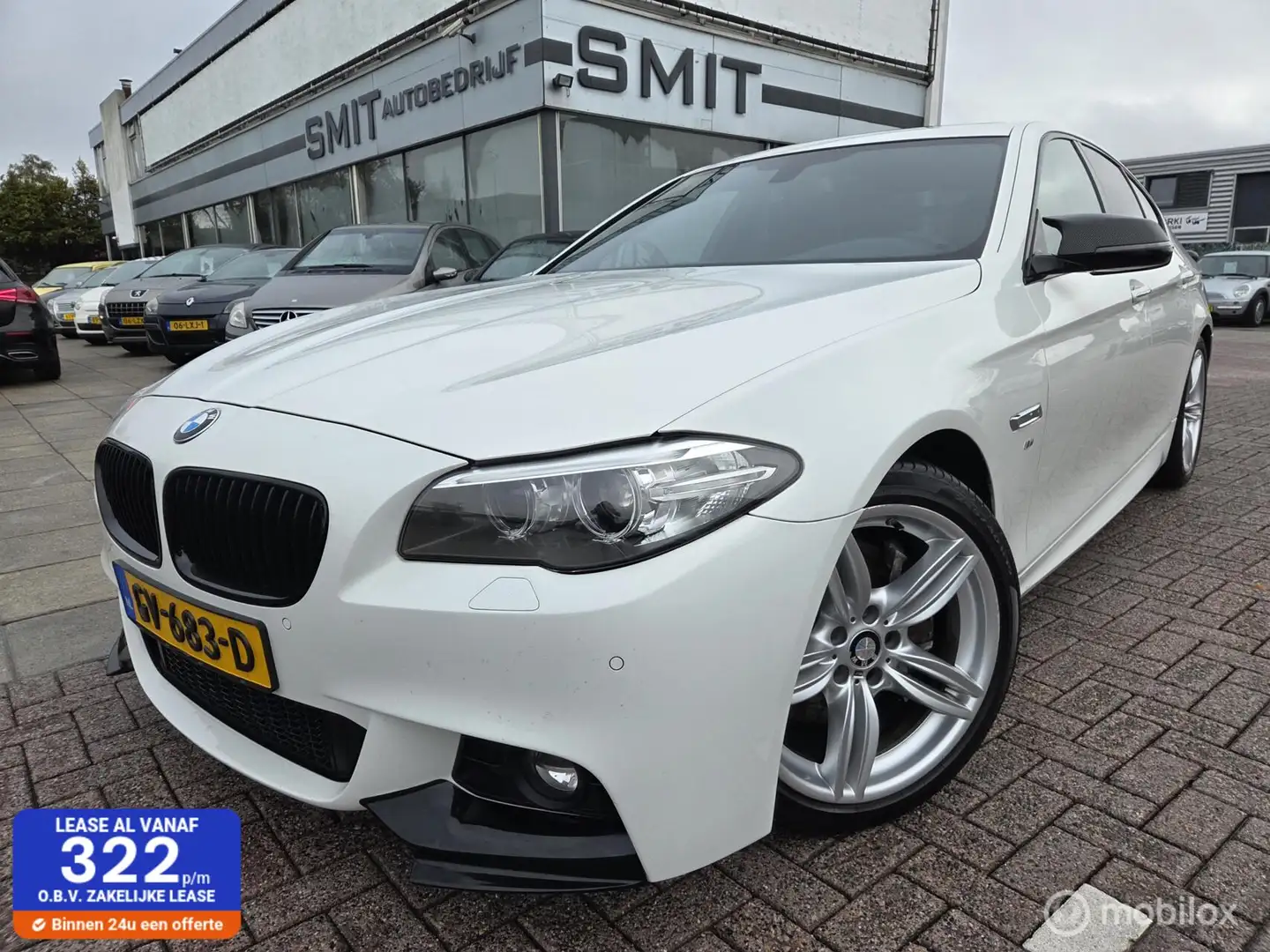 BMW 528 5-serie 528i M Sport Ed. High Exec. Leder/Pano/NLA Blanc - 1