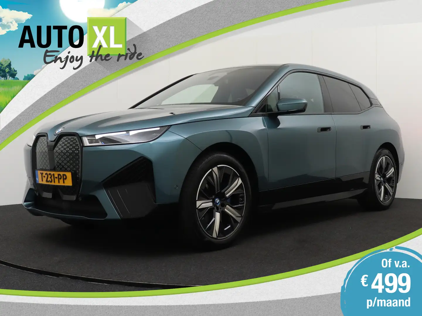 BMW iX xDrive50 Business Edition Plus 112 kWh Warmtepomp Blauw - 1