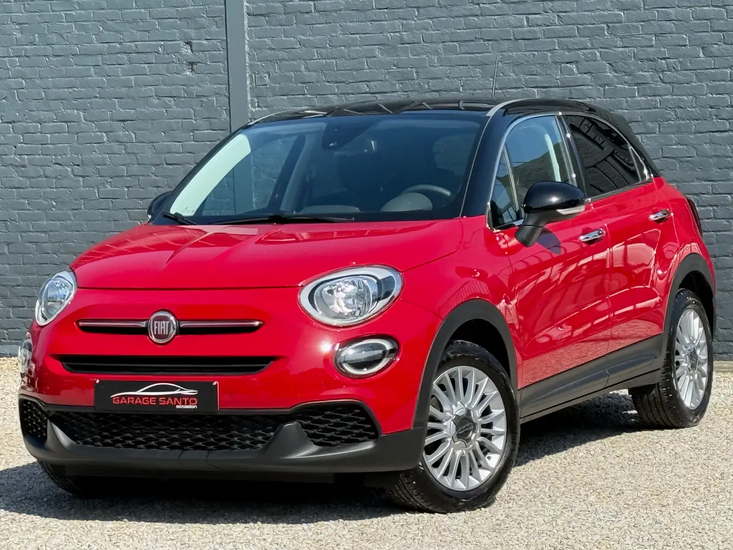 Fiat 500X 1.6 Multijet Lounge /CarPlay/Navi/Cuir/Led/Gar./ Rouge - 1