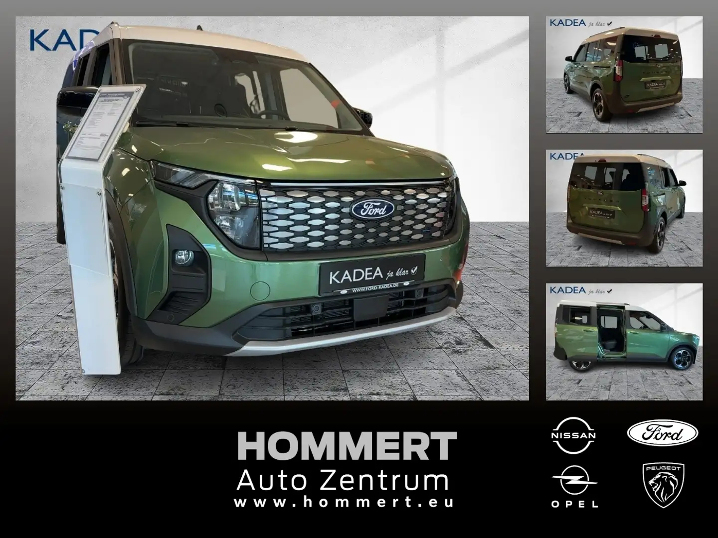Ford Tourneo Courier E- Active **NEUES MODELL** ACC*SHZ Verde - 1