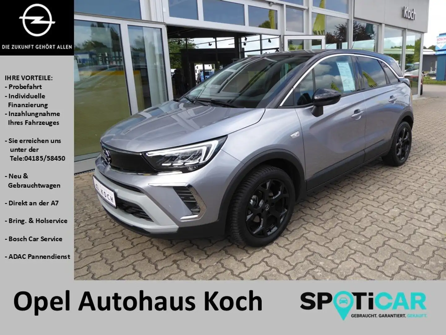 Opel Crossland Elegance NAVI*KAMERA*AGR*SHZ*LHZ*PDC Gris - 1
