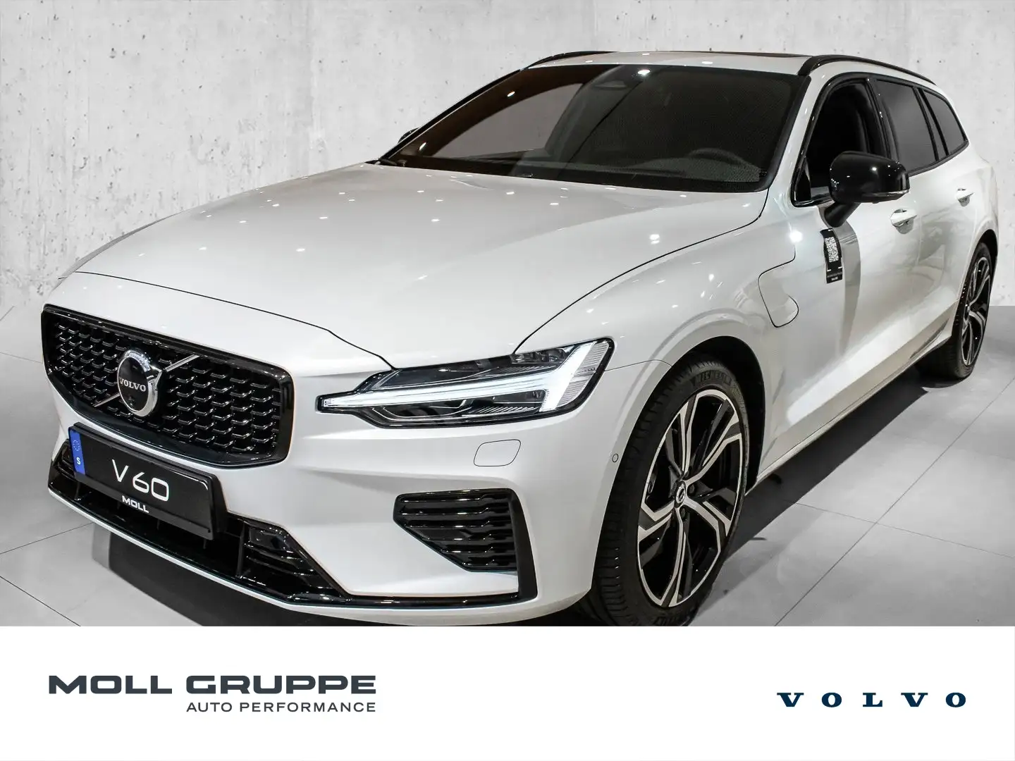 Volvo V60 Kombi T8 Twin Engine Ultra Dark Recharge Weiß - 1