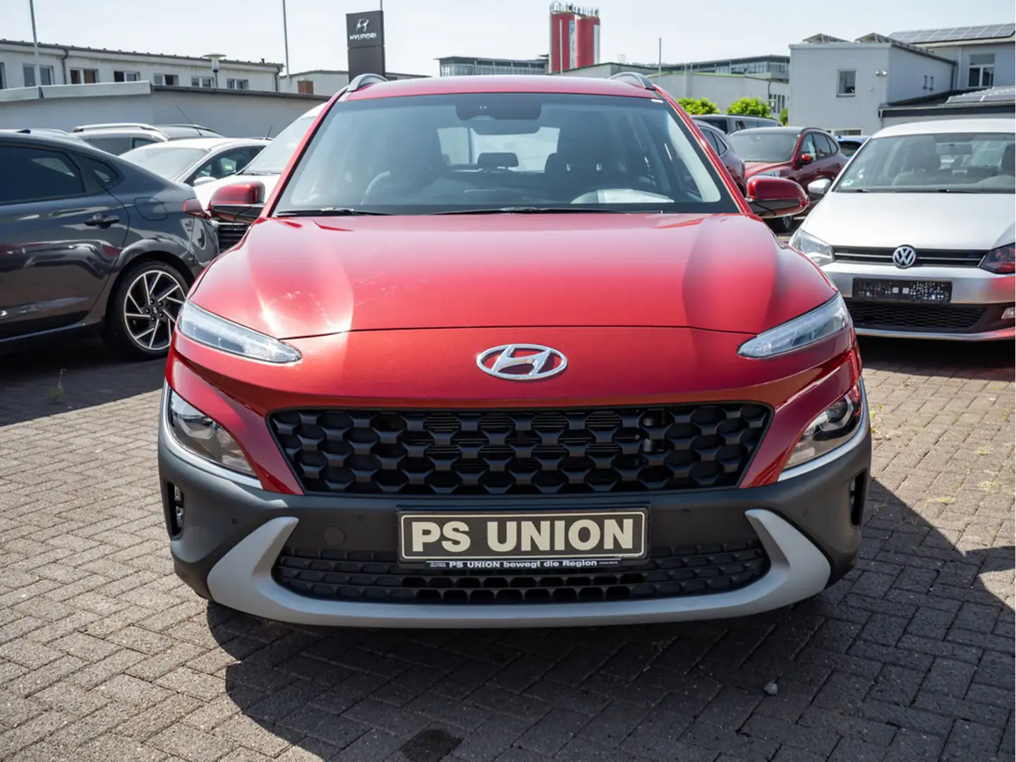 Hyundai KONA 1.6 Trend Hybrid Allwetter SZH DAB Rot - 2