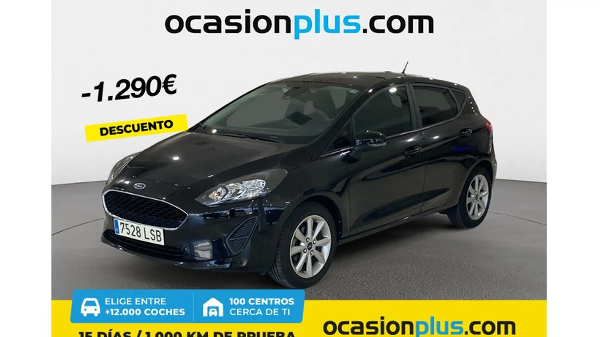 Ford Fiesta 1.0 EcoBoost S/S Trend 100 Negro - 1