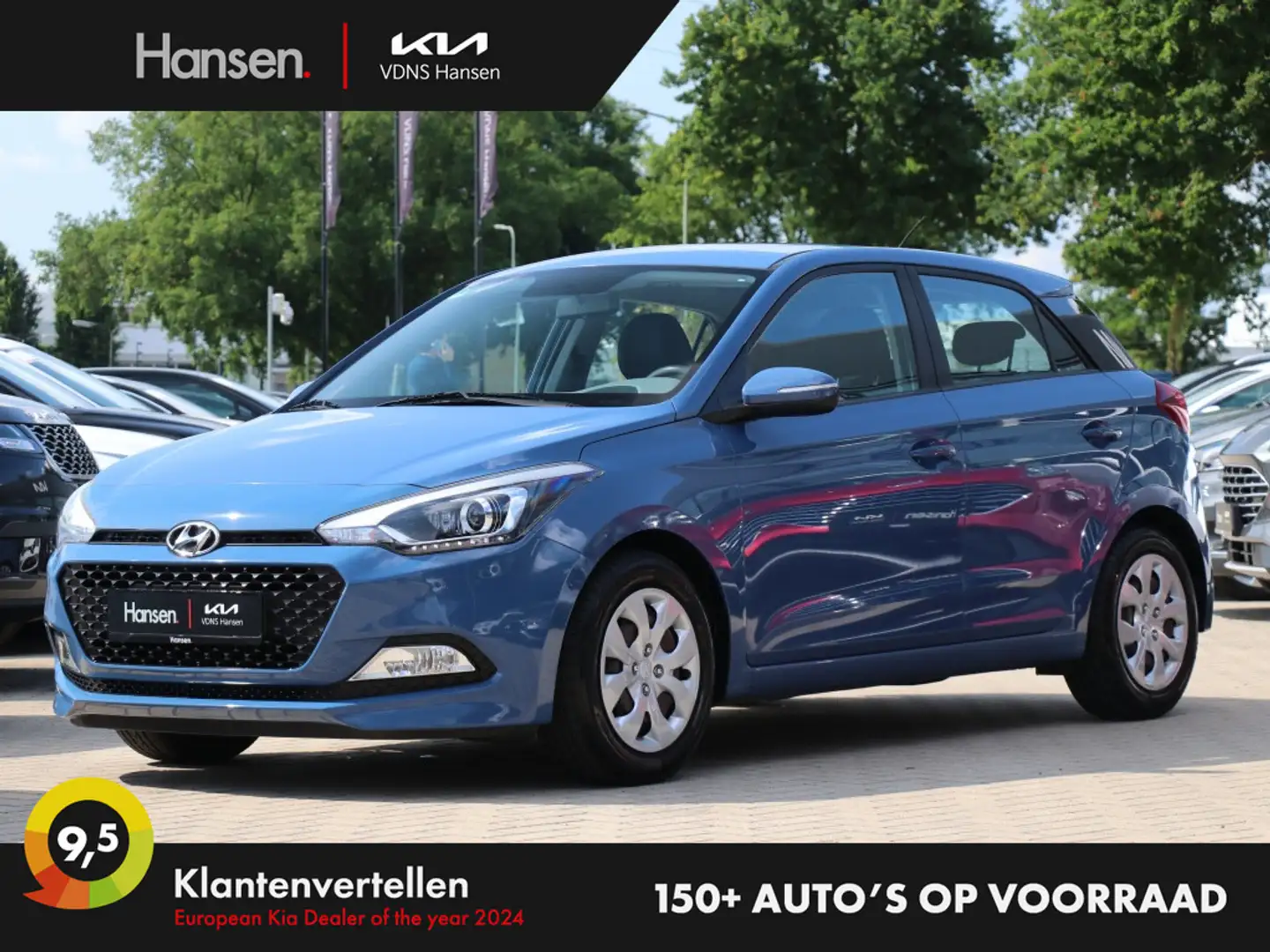 Hyundai i20 1.2 HP i-Motion I Airco I Cruise Control Blauw - 1
