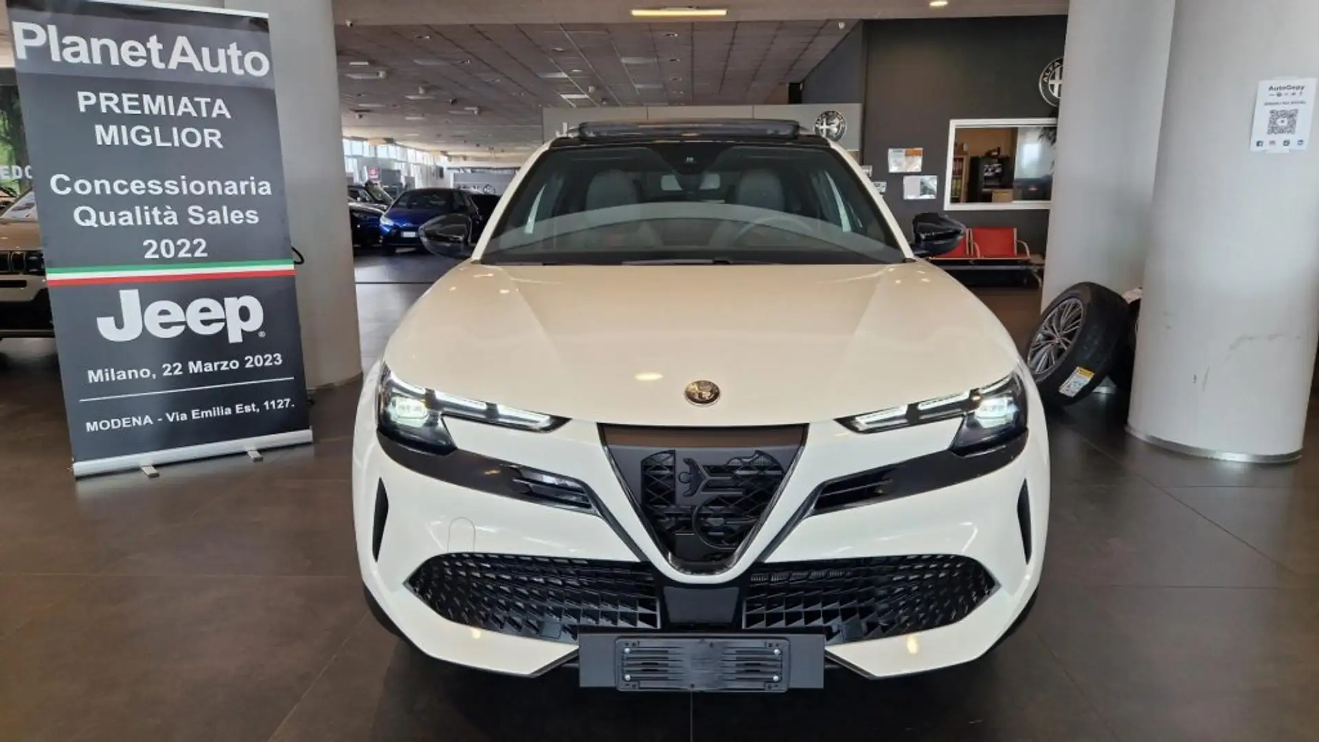 Alfa Romeo Junior 1.2 136 CV Hybrid eDCT6 Speciale  TETTO APRIBILE Wit - 1