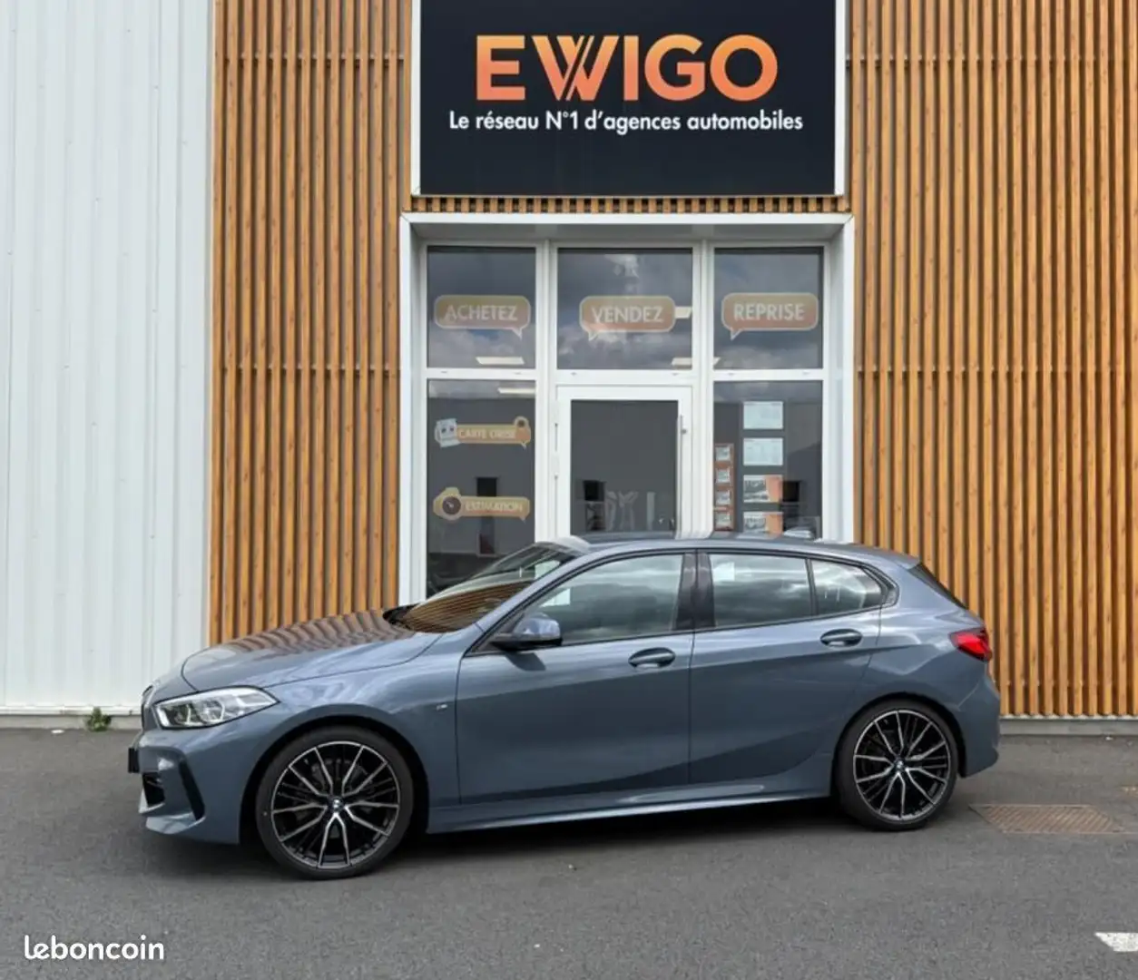 BMW 118 5 118 I 140Cv M-SPORT DKG BVA SIEGES CHAUFFANTS AN Gris - 1