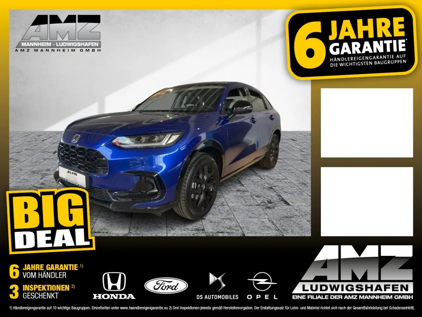 Honda ZR-V e:HEV Sport FLA HUD SpurH el.Heck LM LED Blau - 1