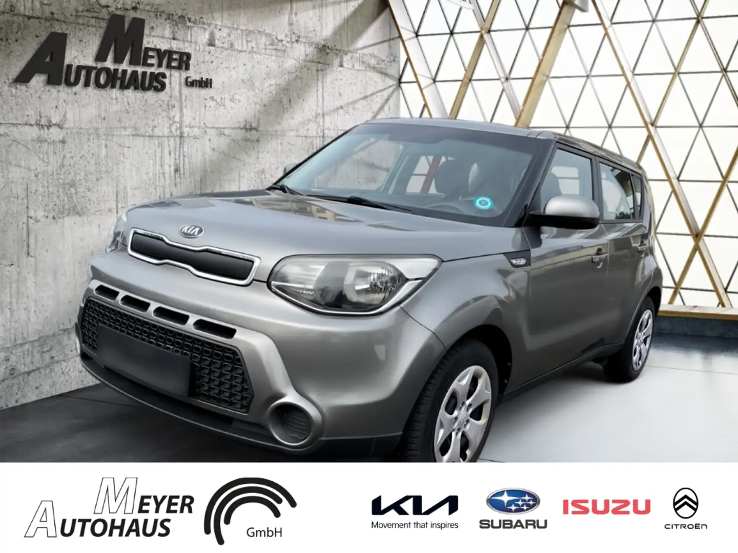 Kia Soul 1.6 CRDi +Klima+elektr. Fensterheber Silber - 2