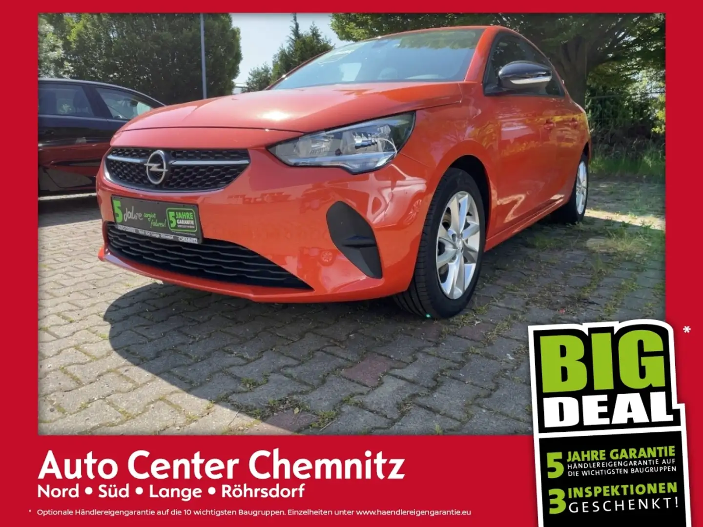 Opel Corsa F 1.2 Edition Multimedia/SHZ/LHZ/180°/LM16' Orange - 1