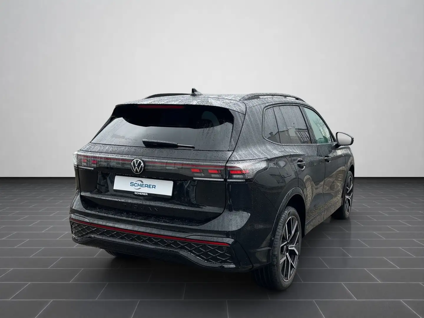 Volkswagen Tiguan R-Line 2,0 TDI 4MOTION AHK,IQ-Light, Blac Schwarz - 2