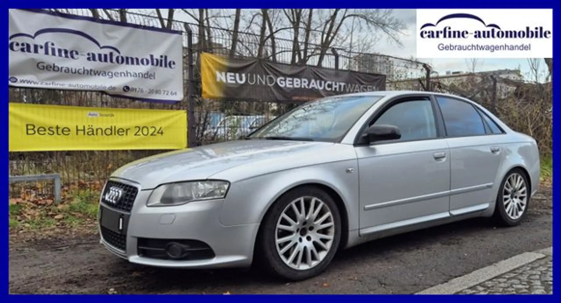 Audi A4 2.0 quattro**220PS**LEDER NAVI XENON HU:8-26 Argento - 1