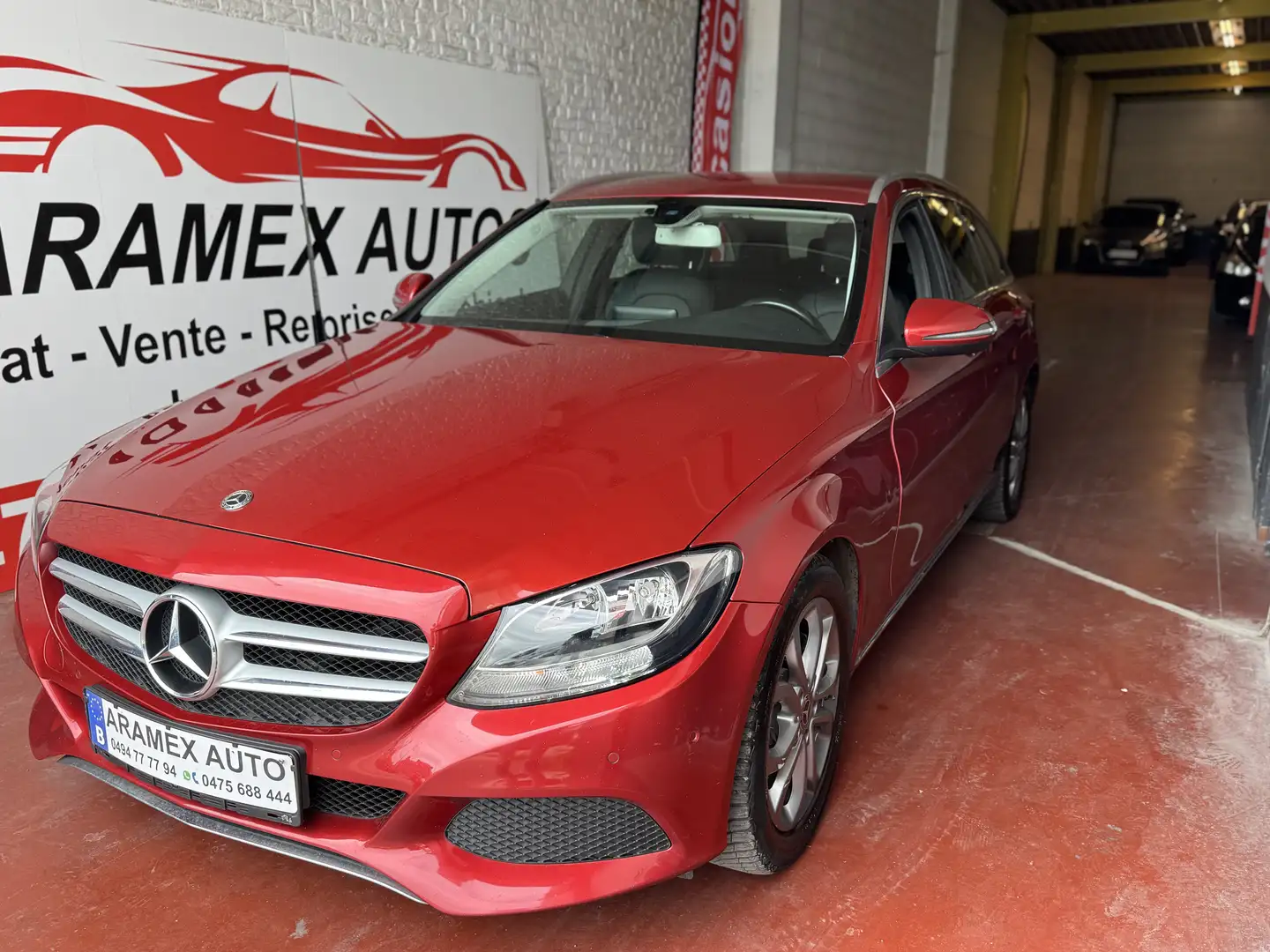 Mercedes-Benz C 200 d Piros - 2