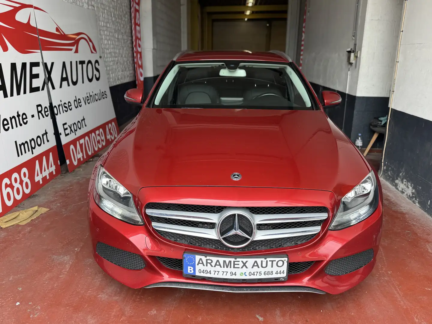 Mercedes-Benz C 200 d Piros - 1