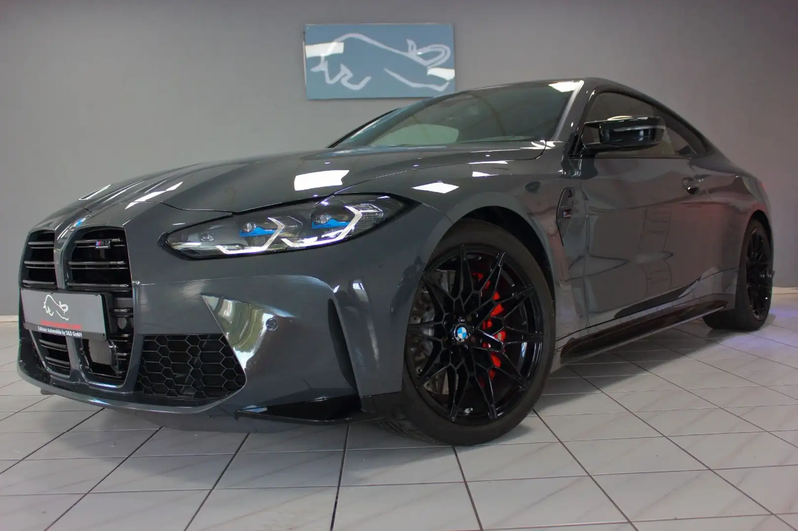 BMW M4 COUPE Competition DKG~DEUTSCH+UNFALLFREI+VOLL Gris - 1