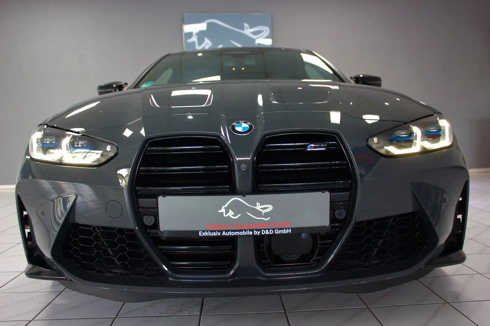 BMW M4 COUPE Competition DKG~DEUTSCH+UNFALLFREI+VOLL Gris - 2