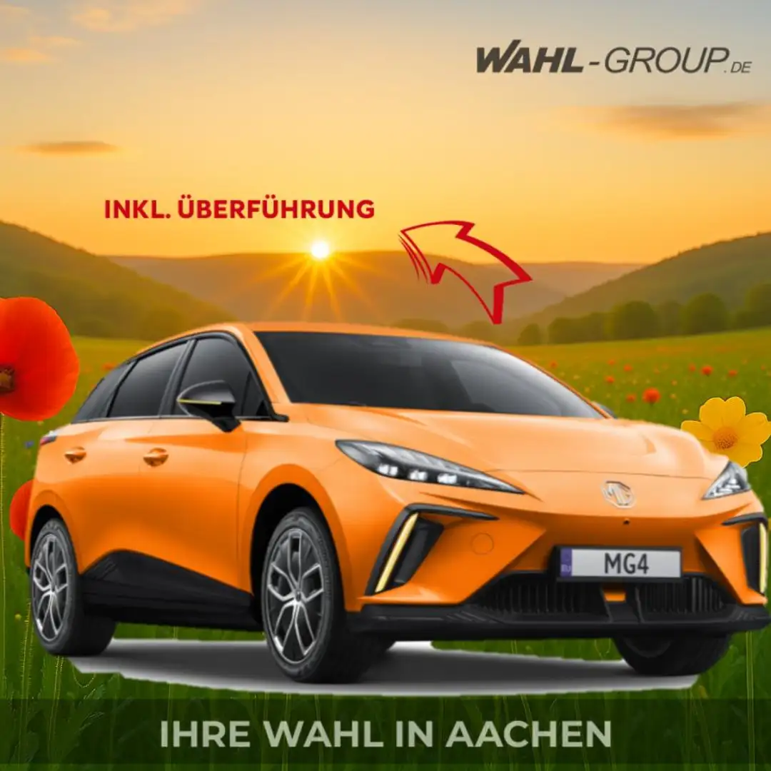 MG MG4 Luxury Standard Range🌷🍀Spring Deal🍀🌺 inkl. Fra Orange - 1
