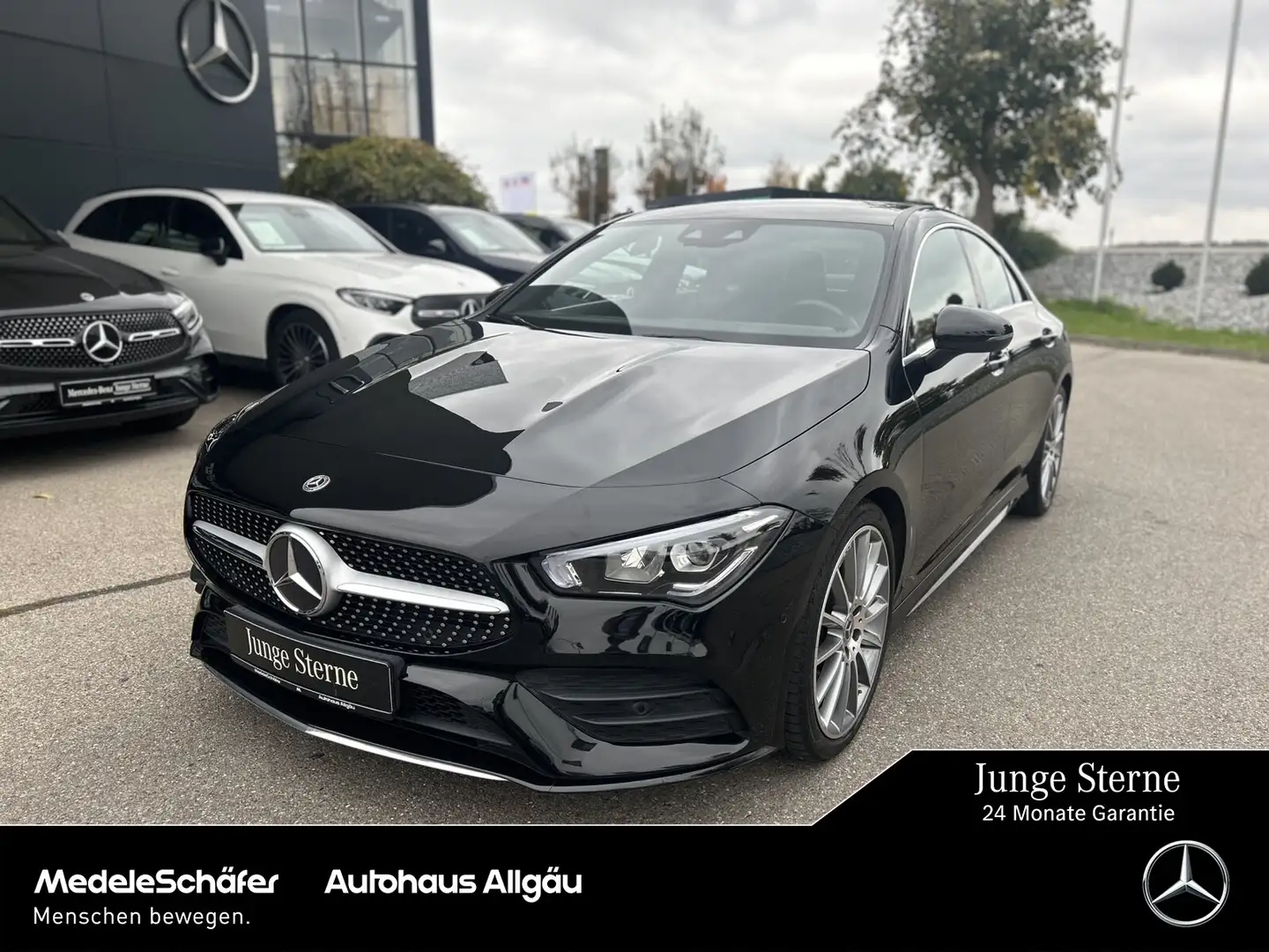 Mercedes-Benz CLA 180 CLA 180 Coupe AMG LED 7G Parktr 19" Navi Ambie Tel Noir - 1