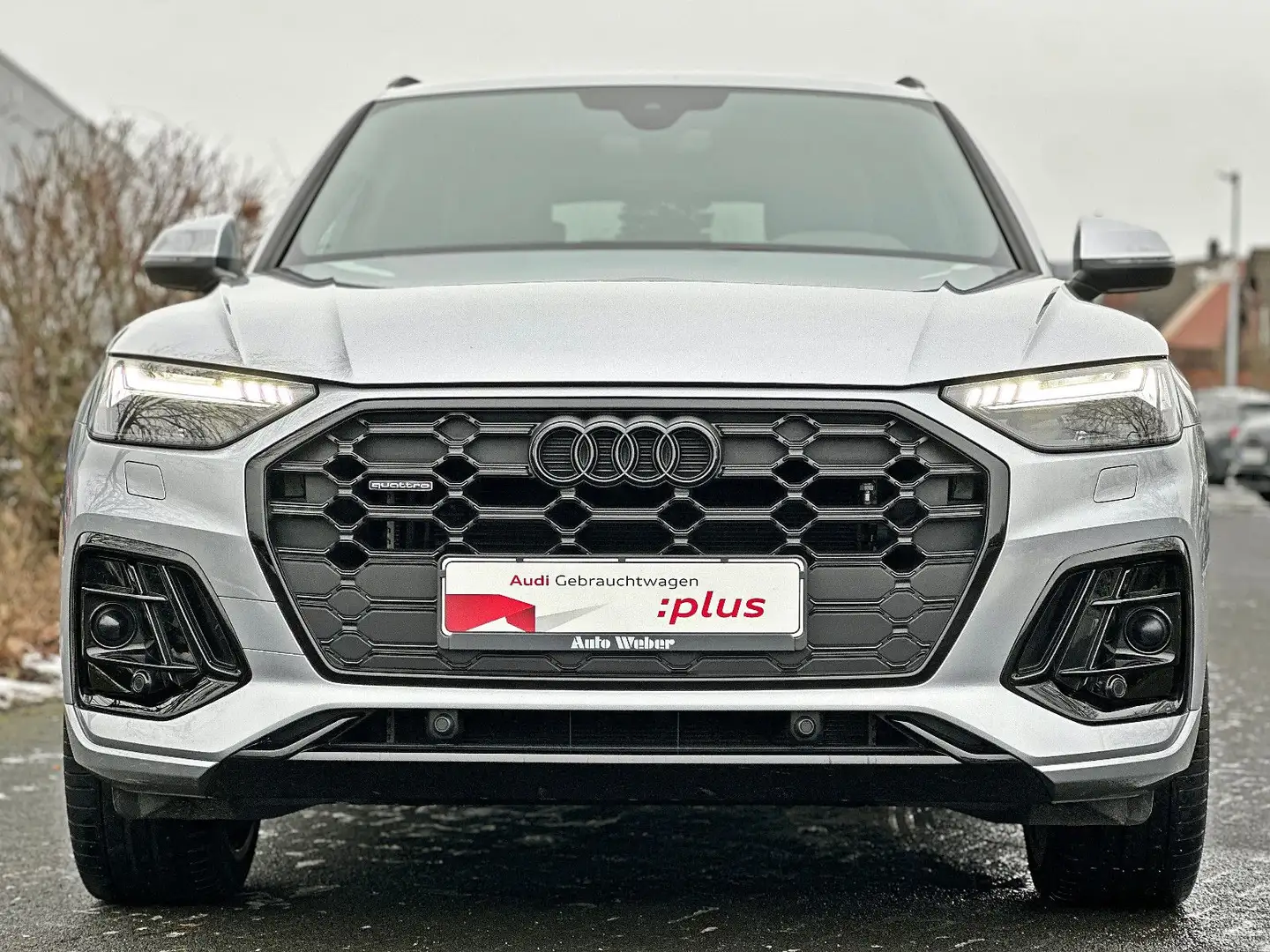 Audi Q5 40TDI qu S LINE BLACK PANO B&O MATRIX TOUR Silber - 2