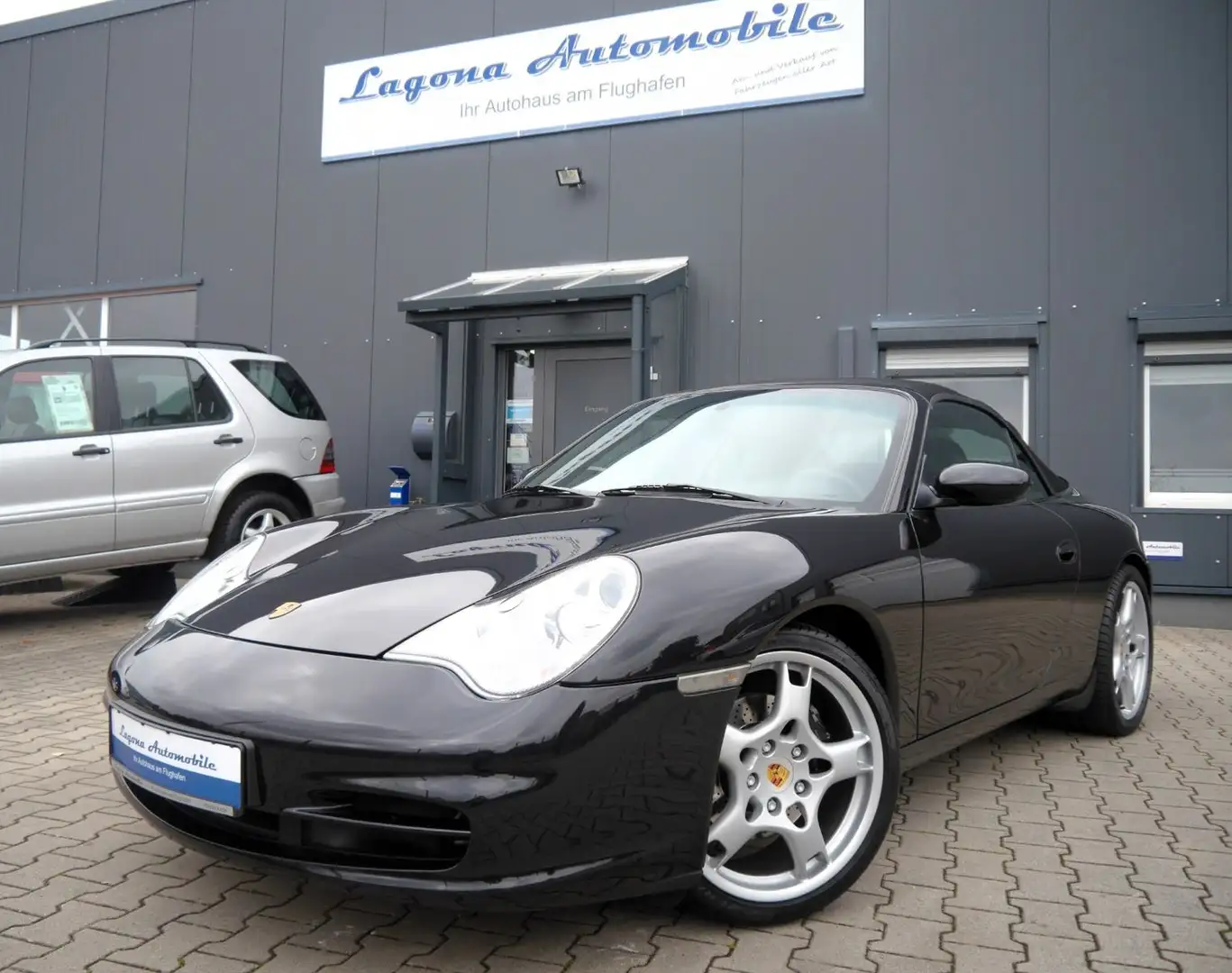 Porsche 996 Carrera Cabrio *SCHECKHEFT/DEUTSCHES FAHRZ.* Schwarz - 1