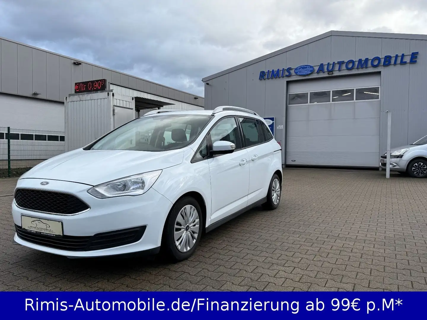 Ford Grand C-Max 1.Hand Sitzheizung PDC Berg Anfahr. Blanco - 1
