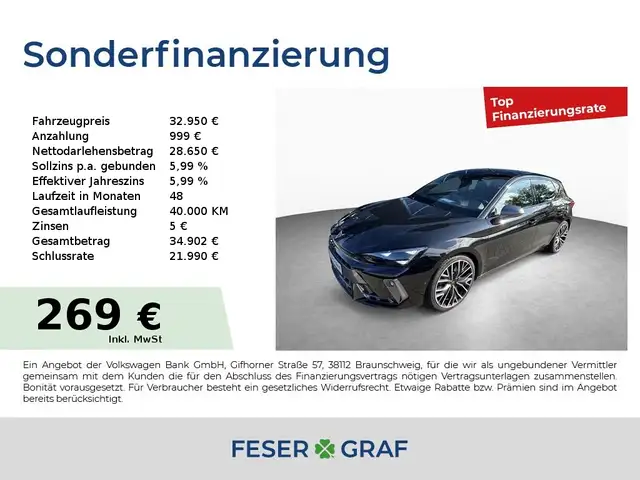 CUPRA Leon VZ 2.0 TSI DSG 19"|PANO| INTELLIGENT|SENN