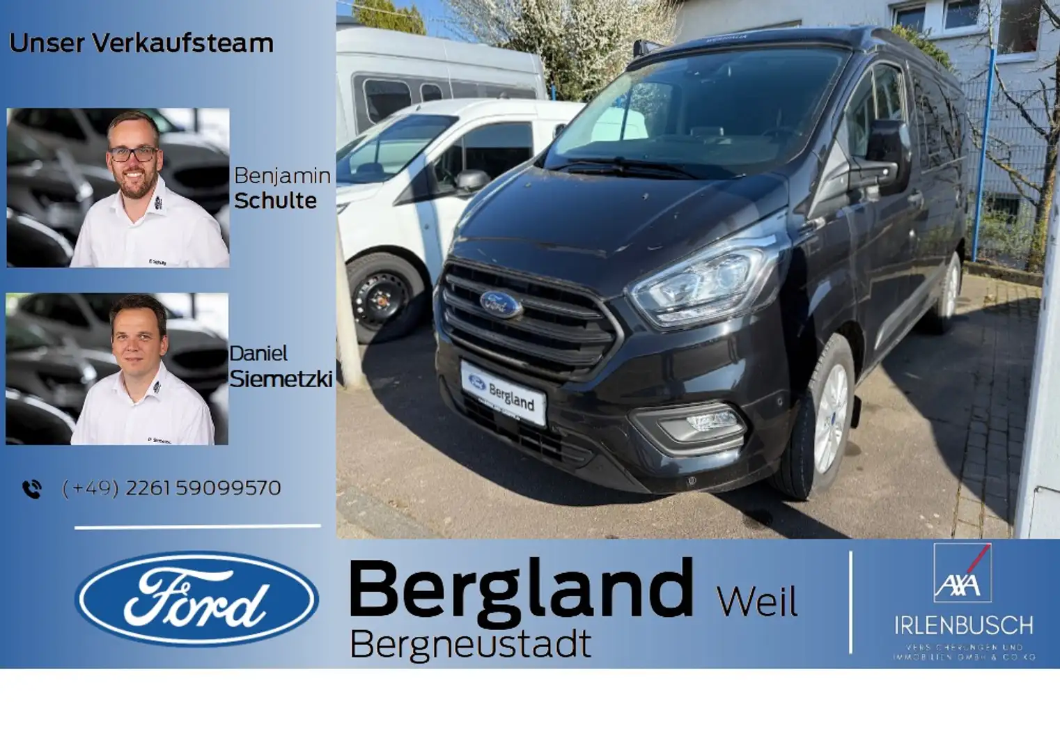Ford Sonstige Nugget Trend Aufstelldach 320L1 2,0L 130P Noir - 1