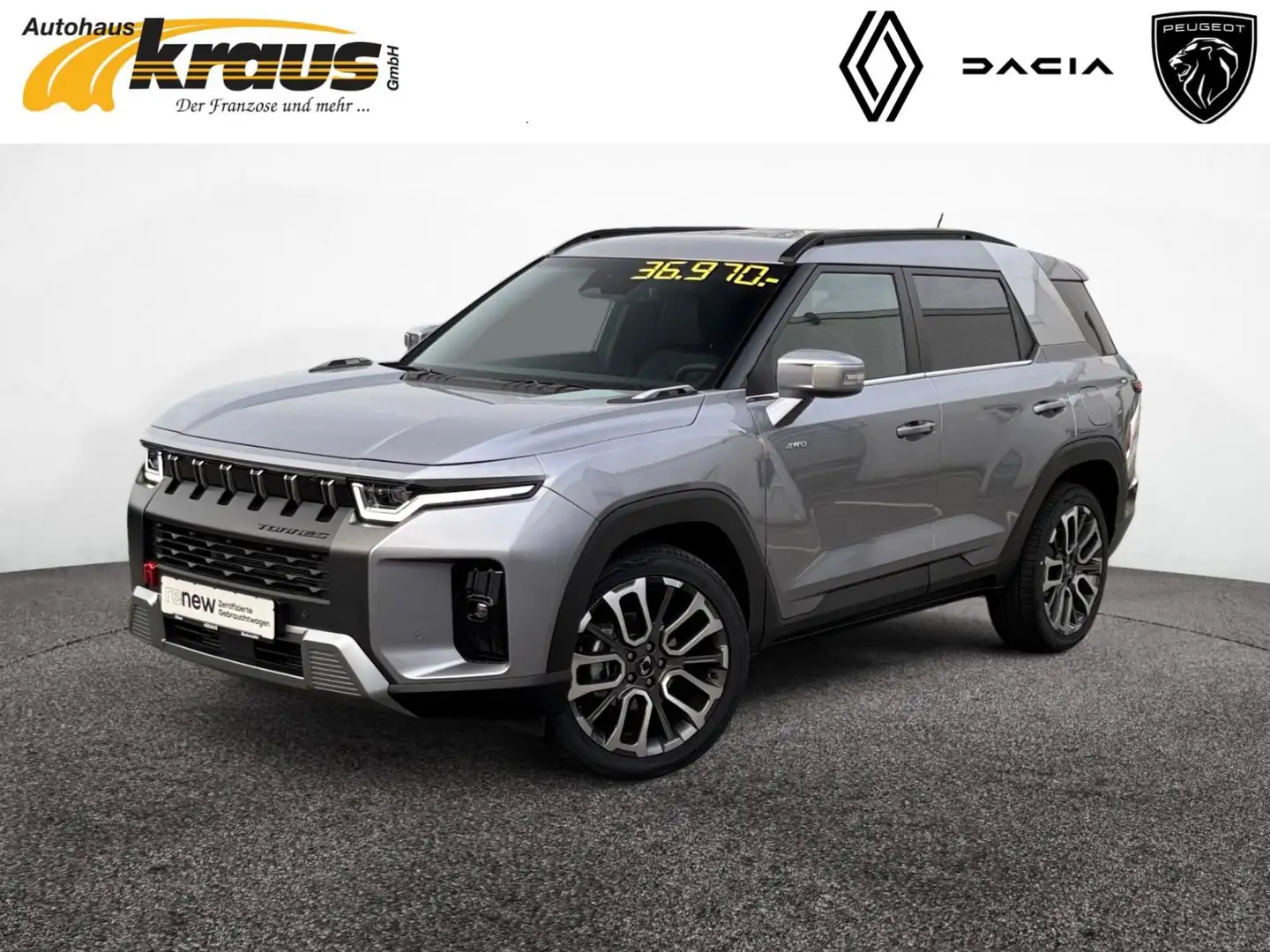 SsangYong Torres 1.5 Sapphire 4x4 SHZ KAM Sitzbelüftung Grau - 1