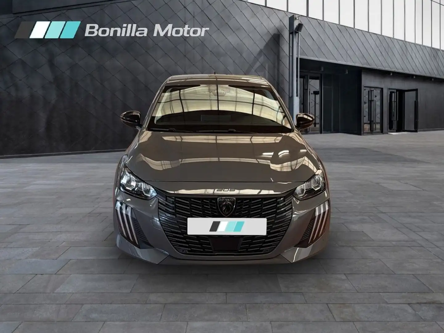 Peugeot 208 1.2 Hybrid Allure e-DCS6 110 Gris - 2