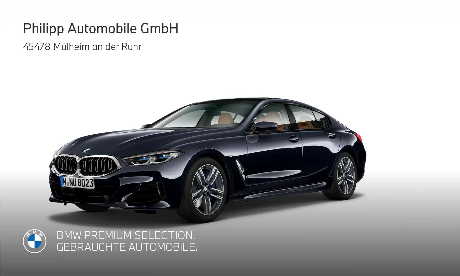 BMW 840 d xDrive Gran Coupé M Sport LASER PANO DA-Prof Schwarz - 1