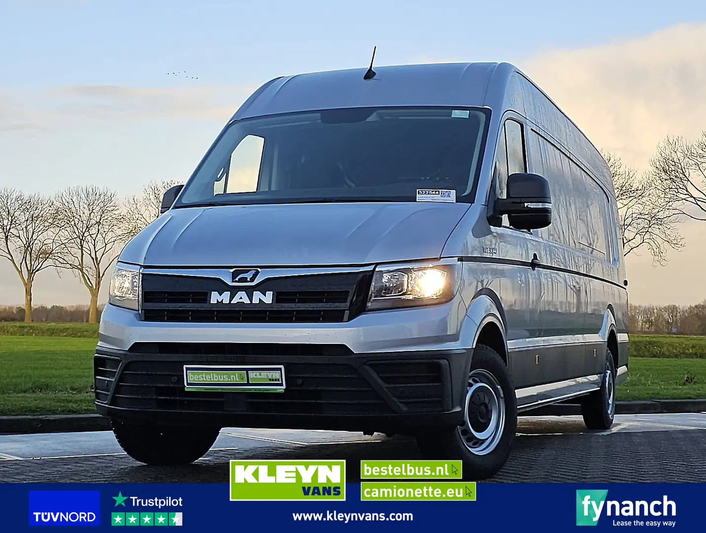 MAN TGE 3.140 XXL ac EURO6 Argent - 1