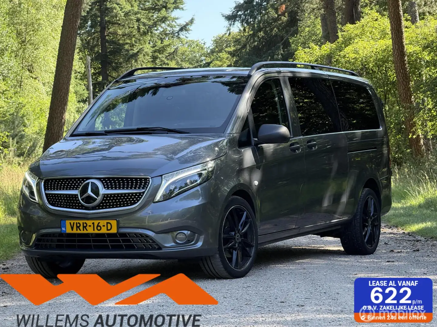 Mercedes-Benz Vito Bestel 124 CDI Mixto L3 *Automaat* ACC Grijs - 1
