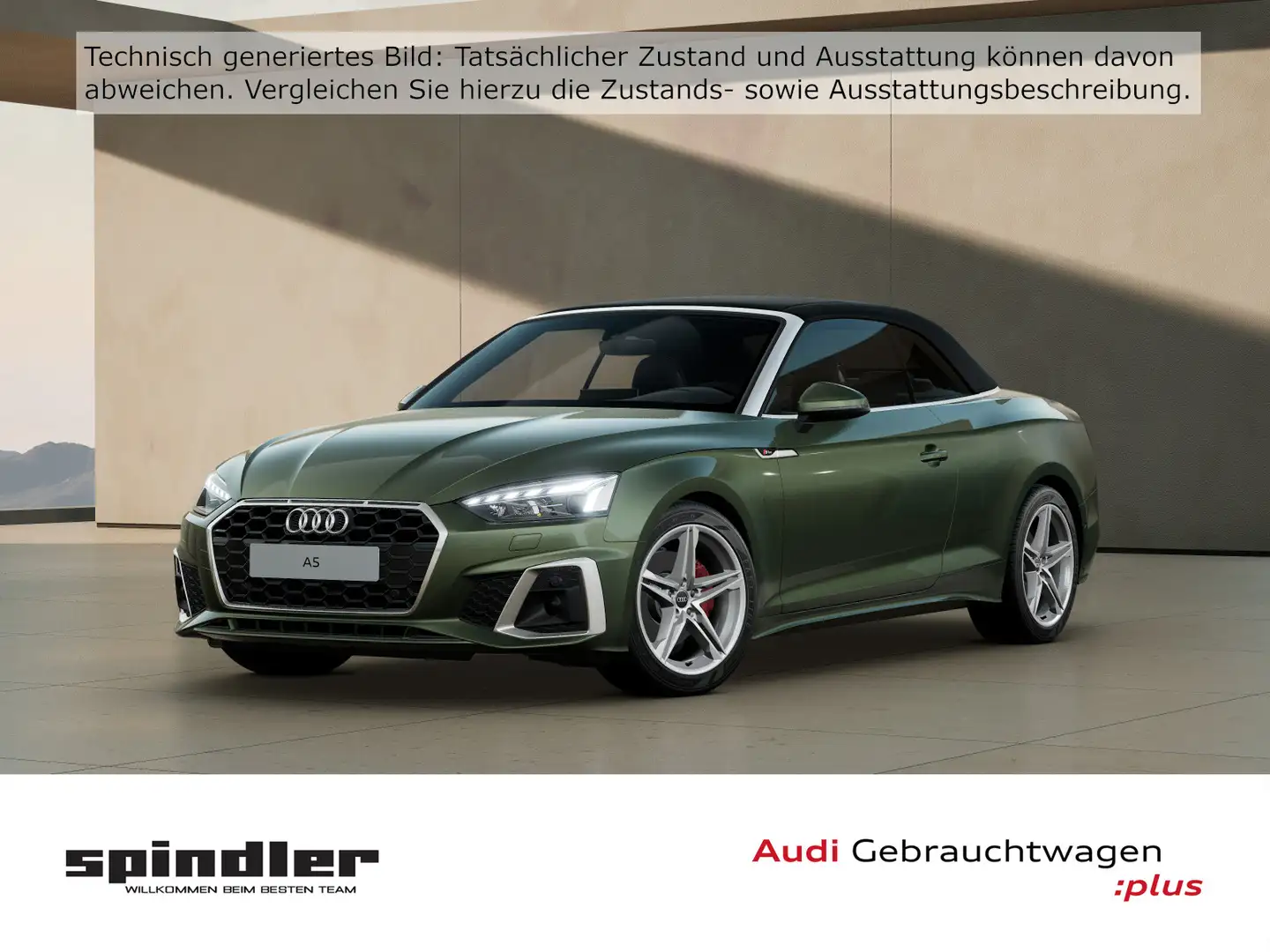 Audi A5 S-Line 40 TDI S-tronic / Laser, AHK Grün - 1