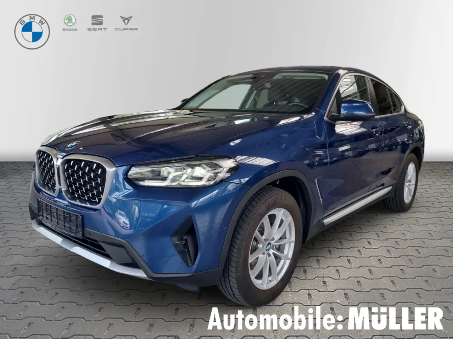 BMW X4 20i Park-Assistent Navi Soundsystem LED Kurvenlich Blue - 1