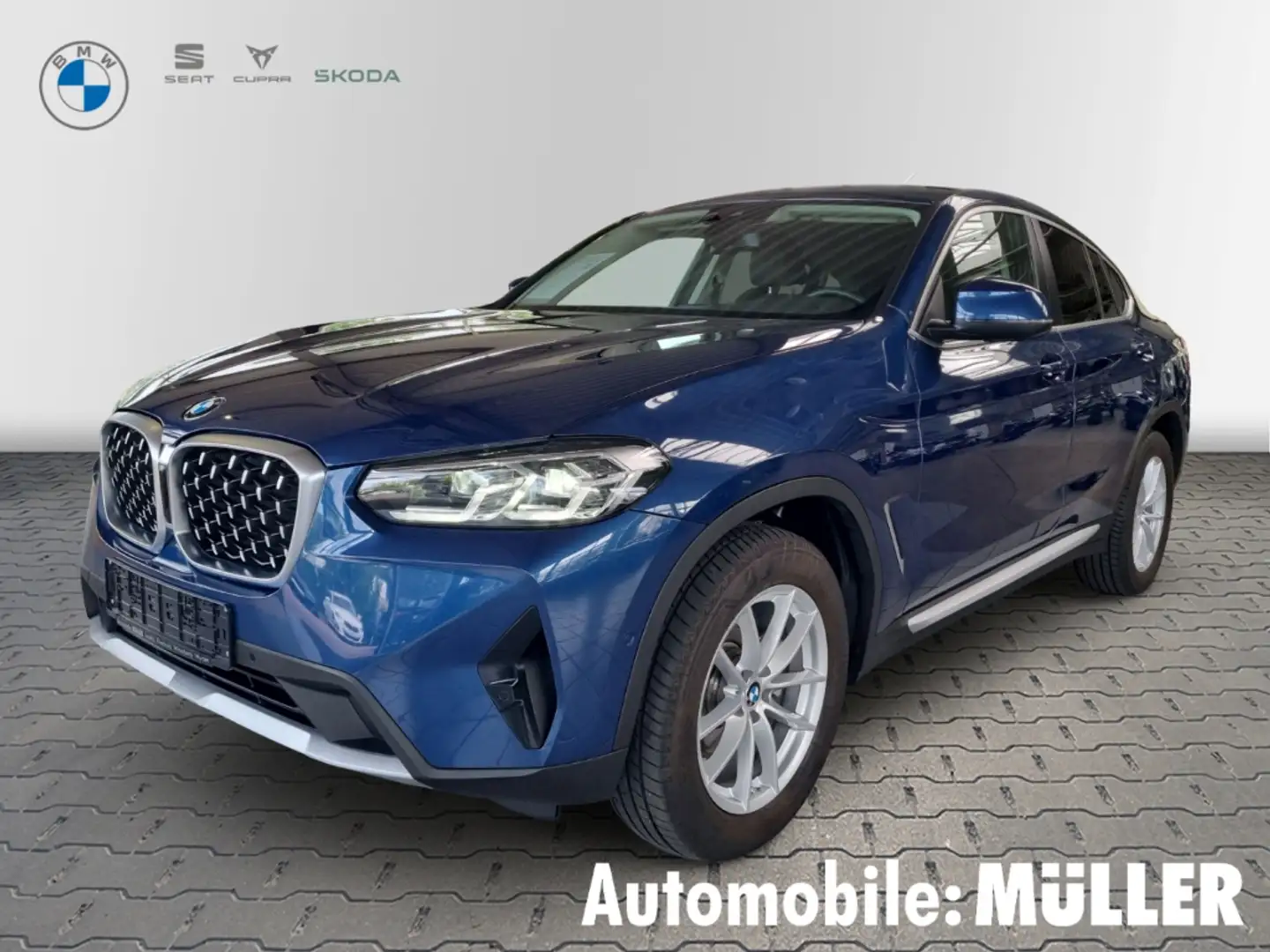BMW X4 20i xDrive+KAMERA+LED ADAPT.+DAB+HIFI+ Bleu - 1