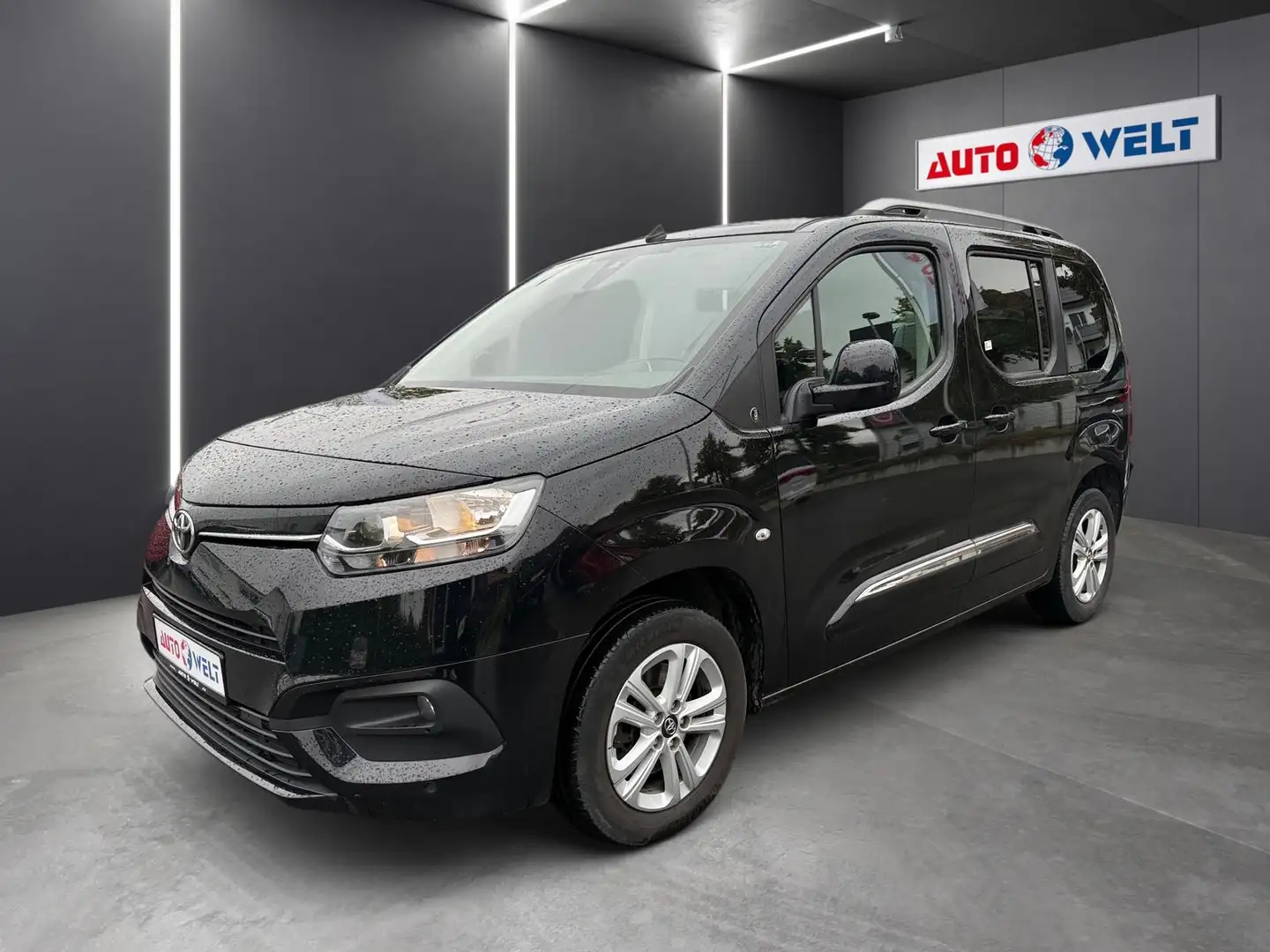 Toyota Proace City Verso 1.5 Klimaaut. Tempomat AHK PDC Zwart - 1