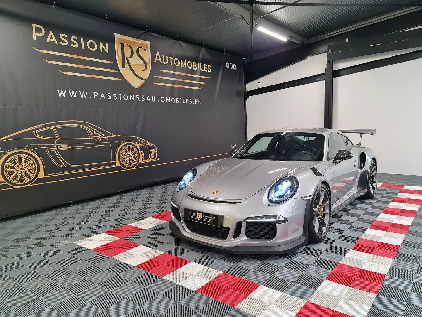 Porsche 911 PORSCHE 991.1 GT3 RS 4.0 L 500 CV Silber - 1