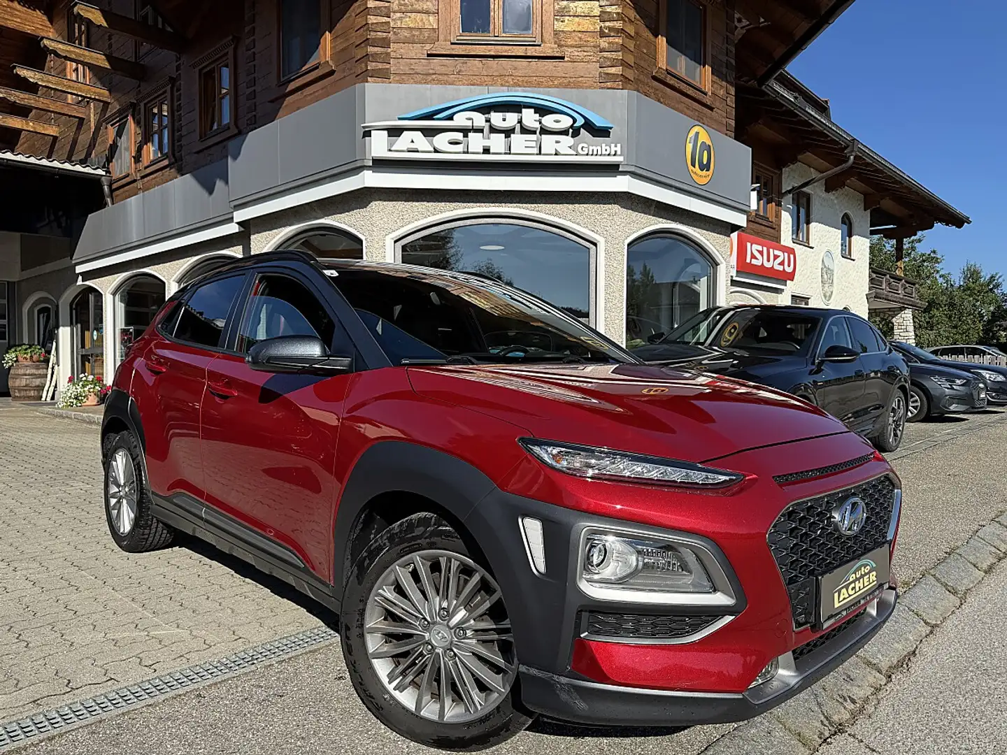 Hyundai KONA Kona 1,6 T-GDi 4WD Level 6 DCT Aut.*AHK*LED*RFK* Rot - 1