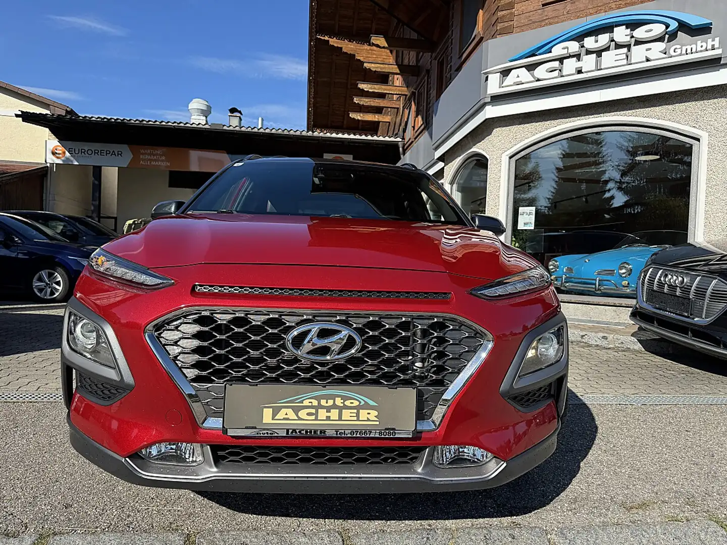 Hyundai KONA Kona 1,6 T-GDi 4WD Level 6 DCT Aut.*AHK*LED*RFK* Rot - 2