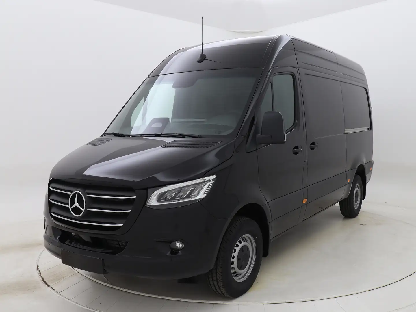 Mercedes-Benz Sprinter 319CDI 190PK Automaat L2H2 RWD SELECT | BPM Vrij | Zwart - 1