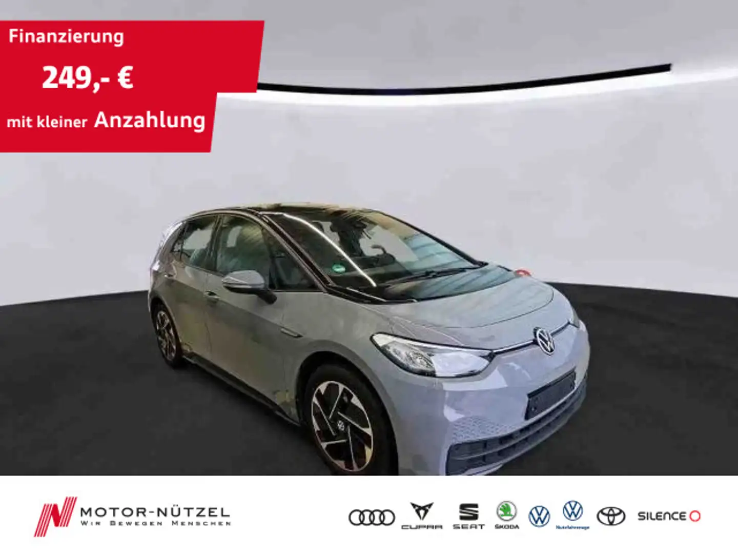 Volkswagen ID.3 110kW City PERFORMANCE LED+NAVI+ACC+SHZ+ALU Grau - 1