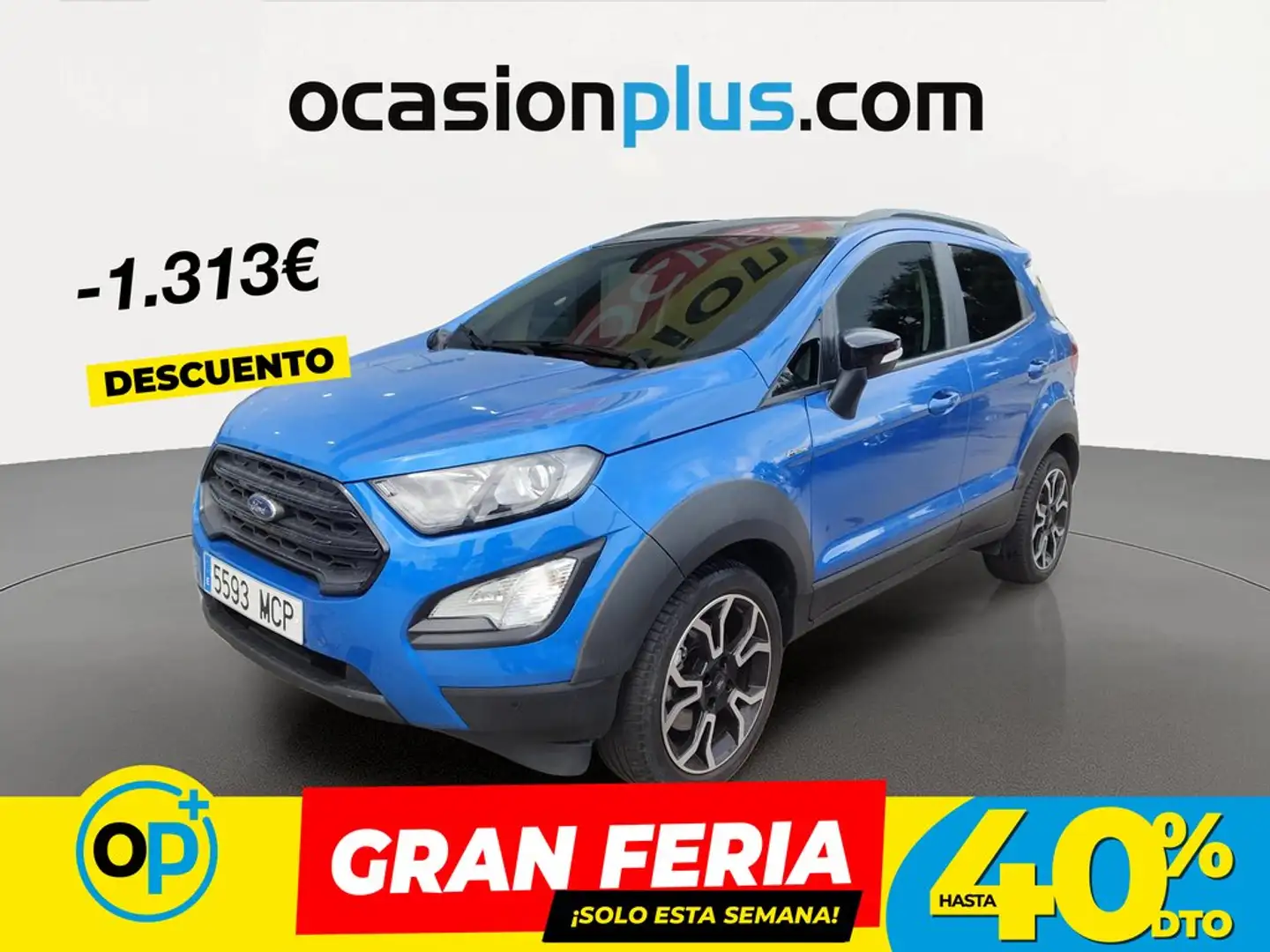 Ford EcoSport 1.0 EcoBoost Active 125 Azul - 1