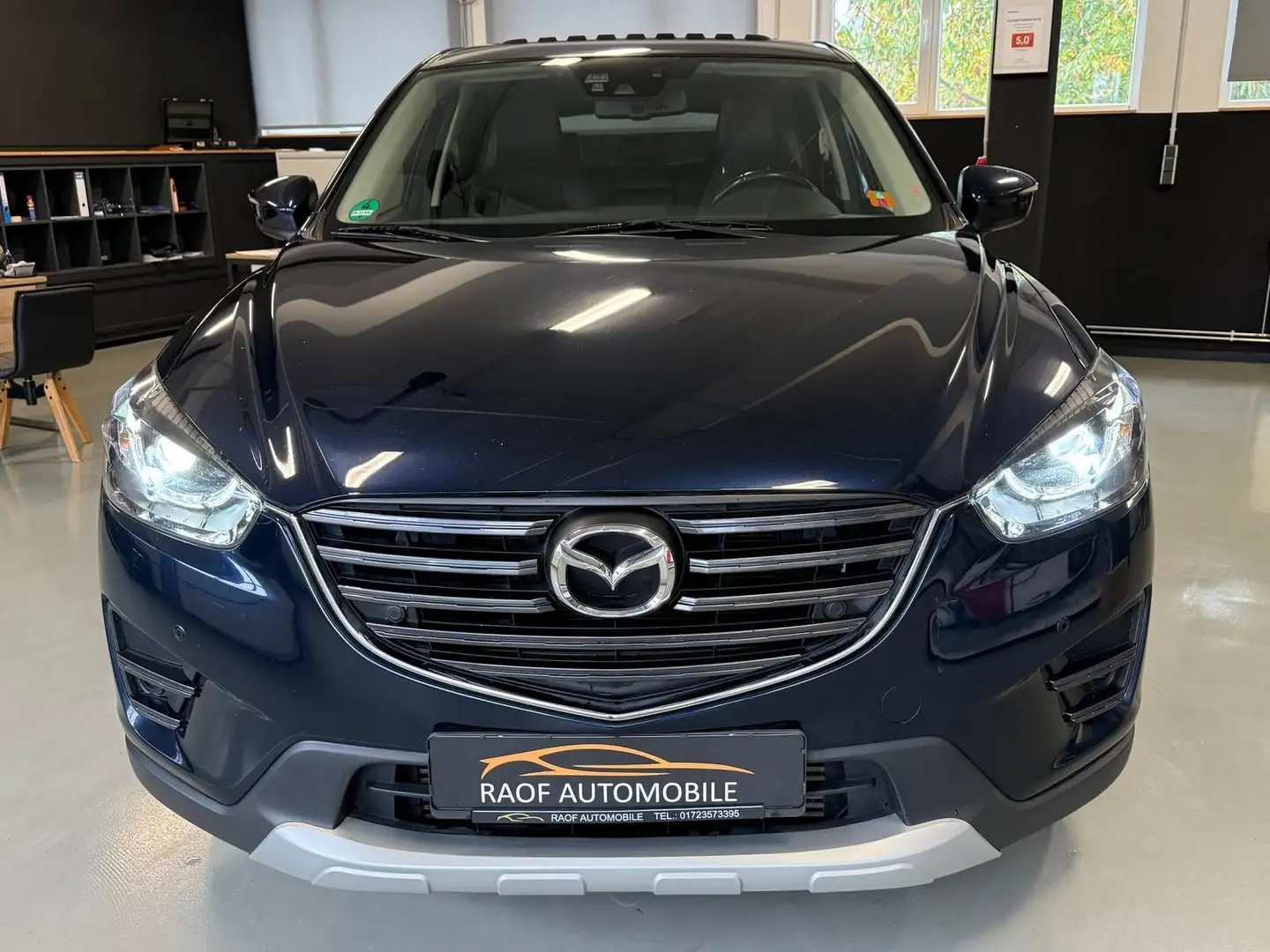 Mazda CX-5 2.2 Turbodiesel Sports-Line AWD KAT PANO Bleu - 2