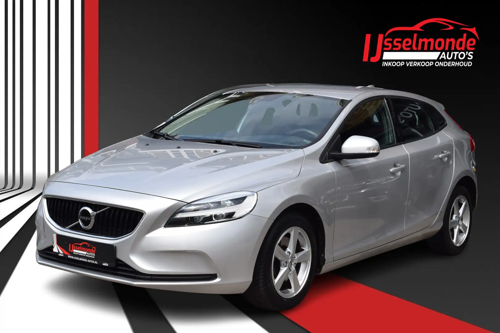 Volvo V40 2.0 T2 Nordic Dealeronderhouden LED Cruise Climate Zilver - 1