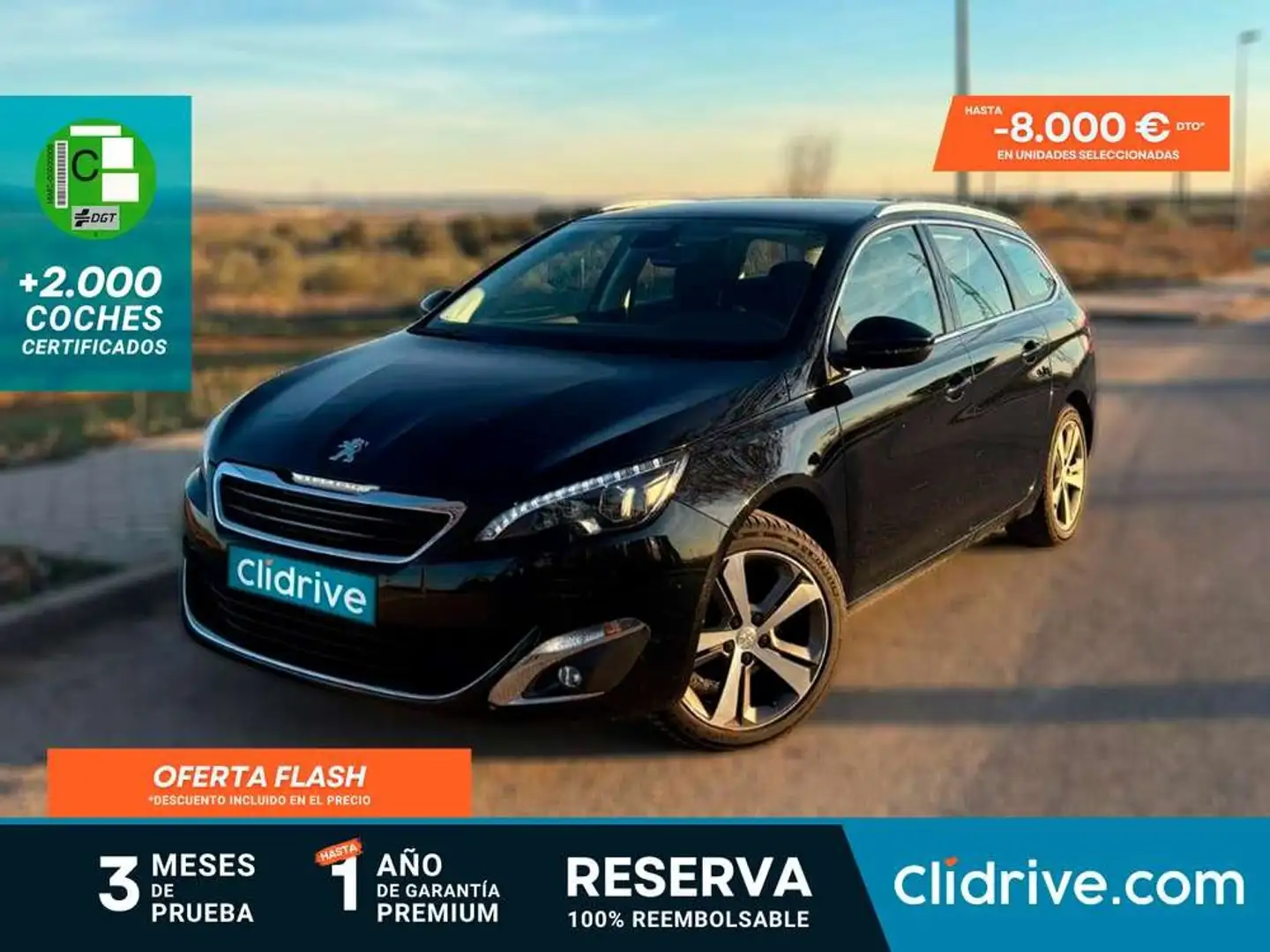 Peugeot 308 SW 1.2 PureTech S&S Allure 130 Negro - 1