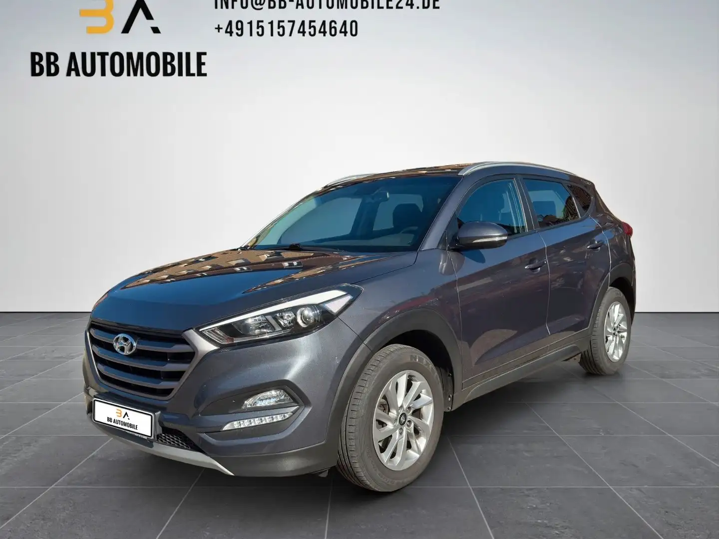 Hyundai TUCSON NAVI KAMERA TEMPO KLIMA SHZ AHK LED Grau - 1