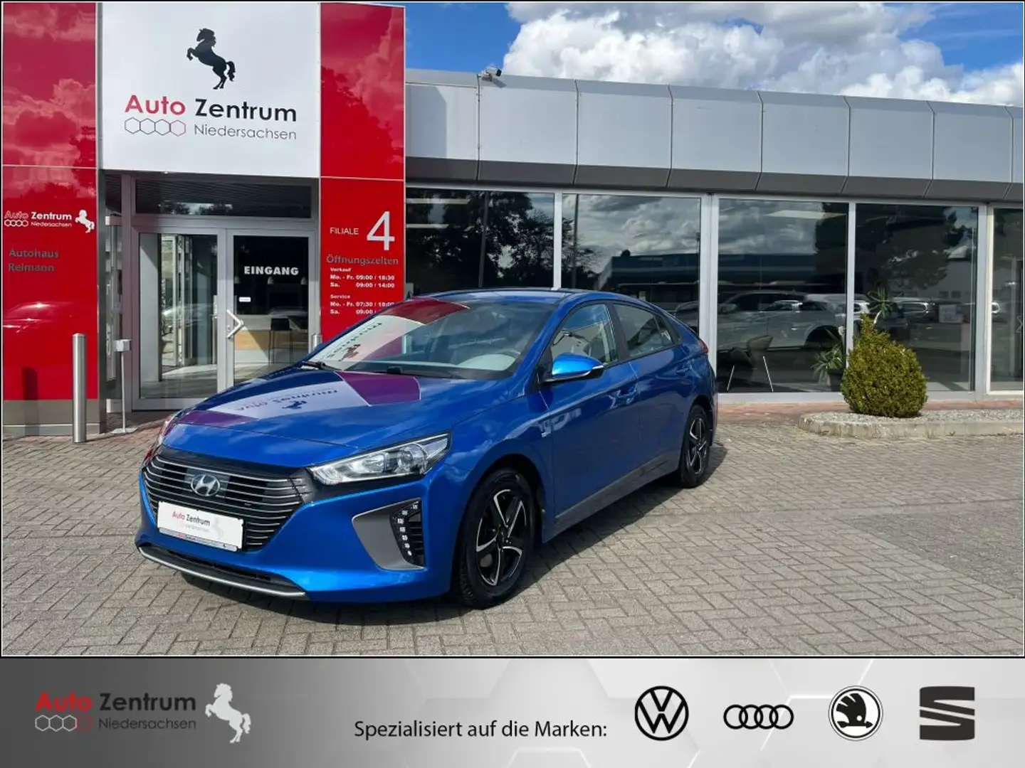Hyundai IONIQ Hybrid 1.6 GDI Automatik BEIGE Cam*DAB*Notbremsass Blau - 1