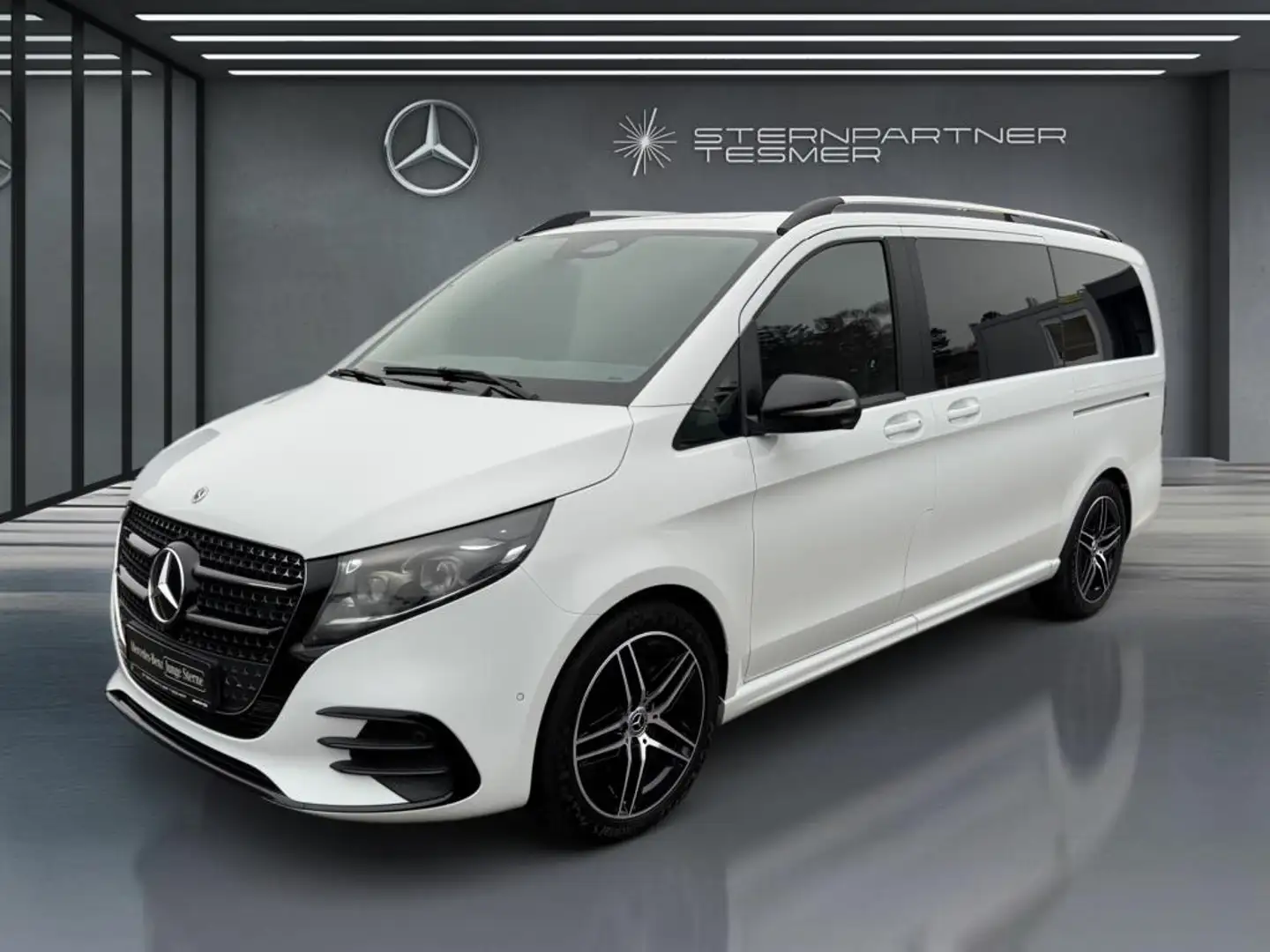 Mercedes-Benz V 250 d STYLE Lang AMG Line AHK2,5to+Distronic Weiß - 1