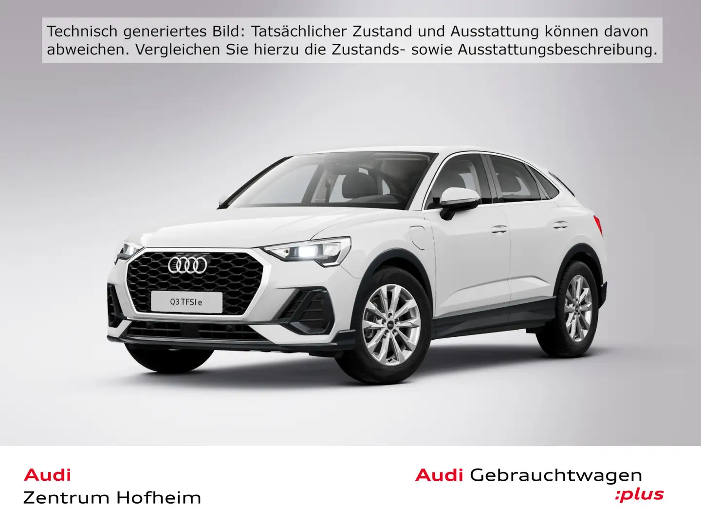 Audi Q3 45 TFSIe S tro*LED*Virtual*Navi+*Sp Weiß - 1