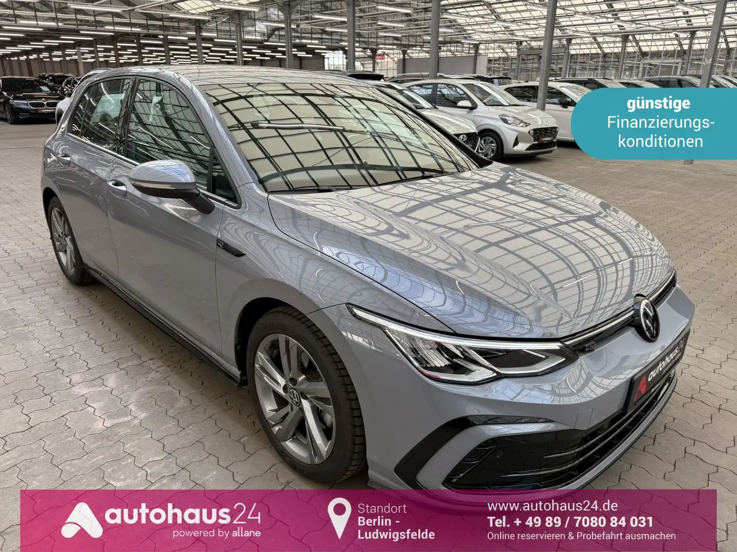 Volkswagen Golf VIII 1.5 TSI R-Line|LED|Klima|PDC Grigio - 1